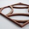 Ekena Millwork Extra Small Crosby Decorative Fretwork Wood Wall Panels, Walnut, 7 3/8"W x 7 3/8"H x 3/8"T WALW08X08X0375CROWA - alternate 2